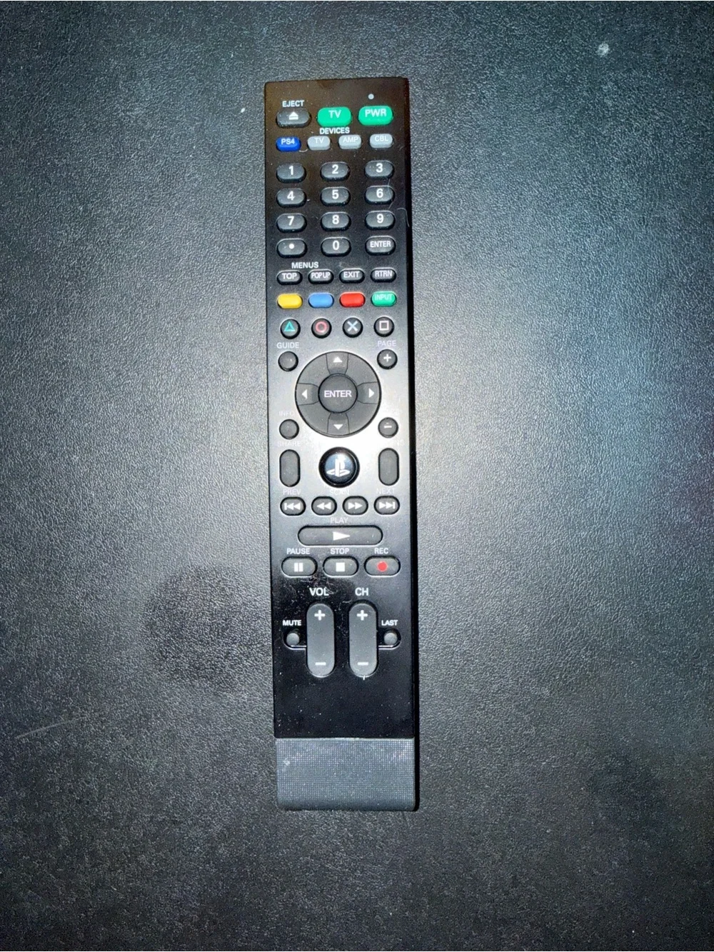 Sony PlayStation PS4 Universal Media Remote in Black and Blue Packaging